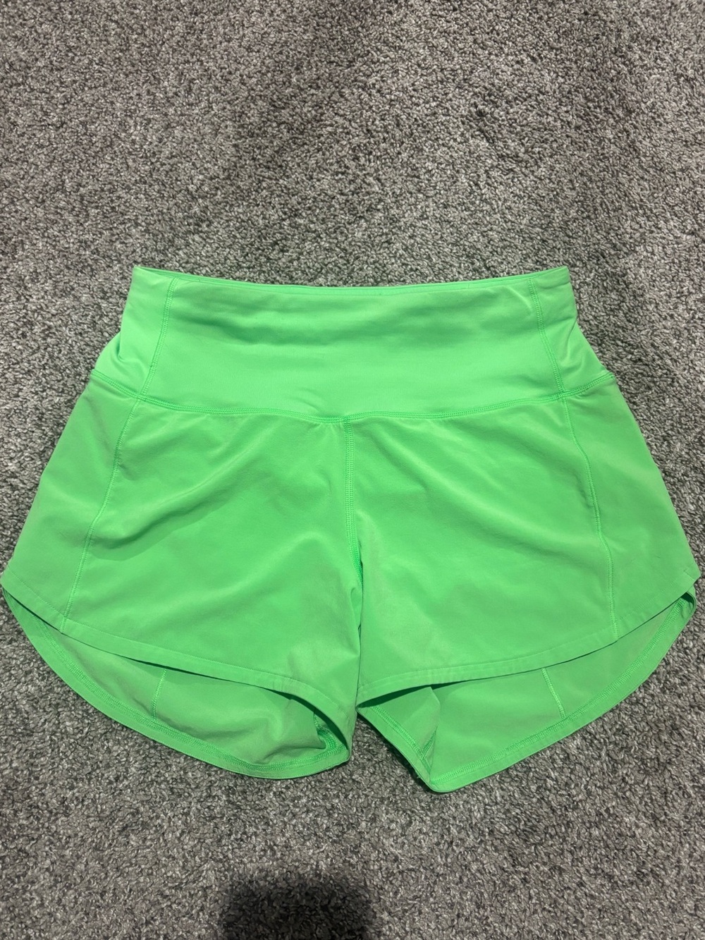 Lululemon Women’s High-Waist Active Shorts - Bright Green